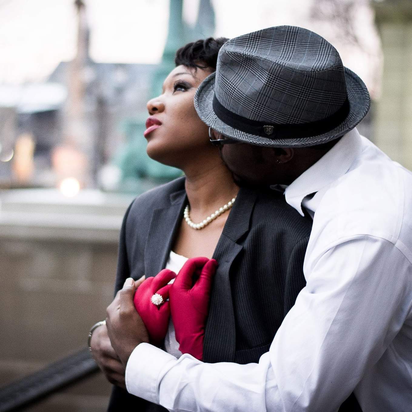 Alexis Hughes-Williams and her husband, alternate portrait