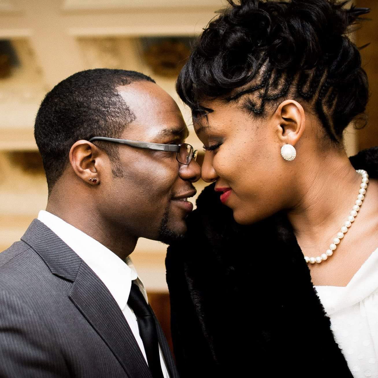 Alexis Hughes-Williams and her husband